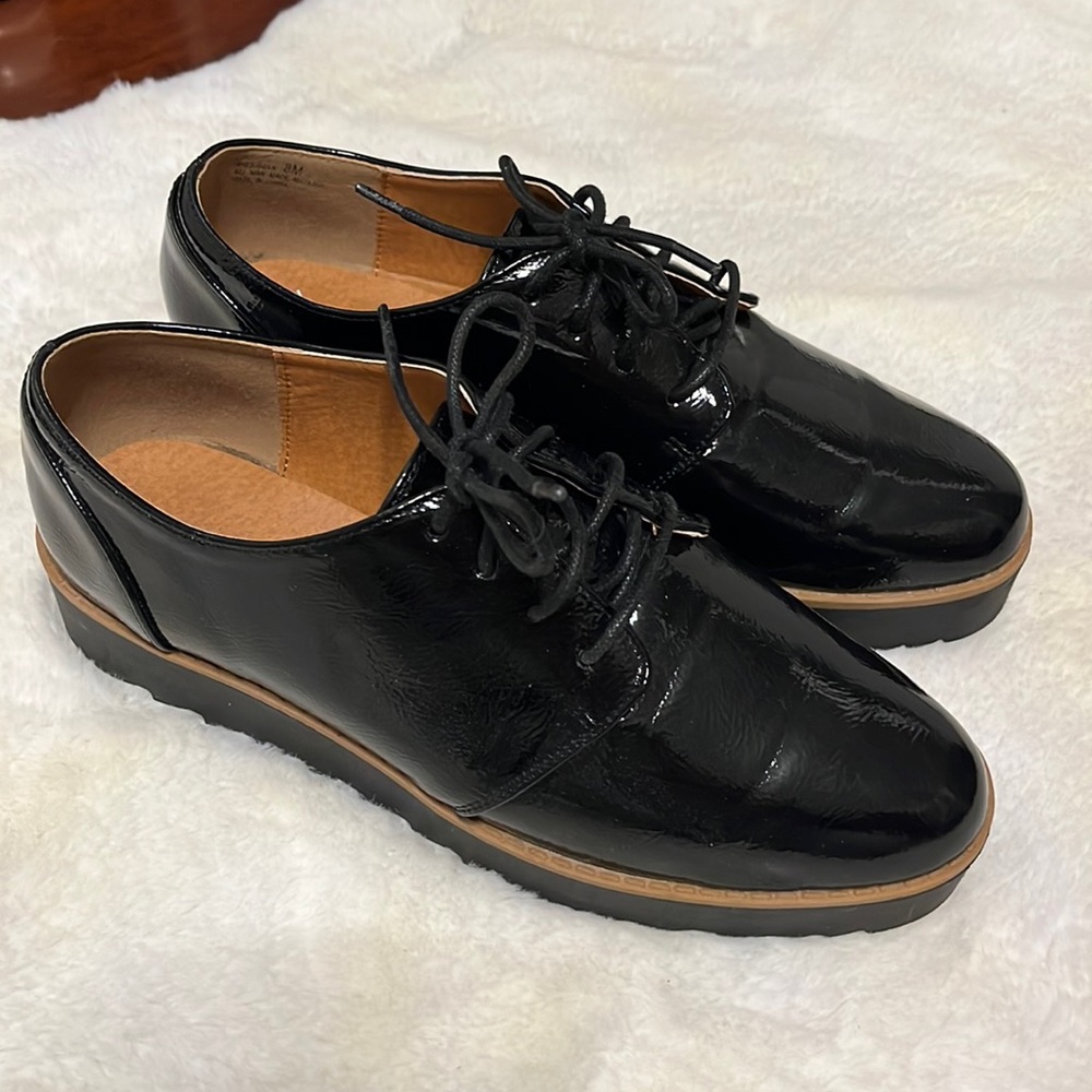 Black patent and new loafers